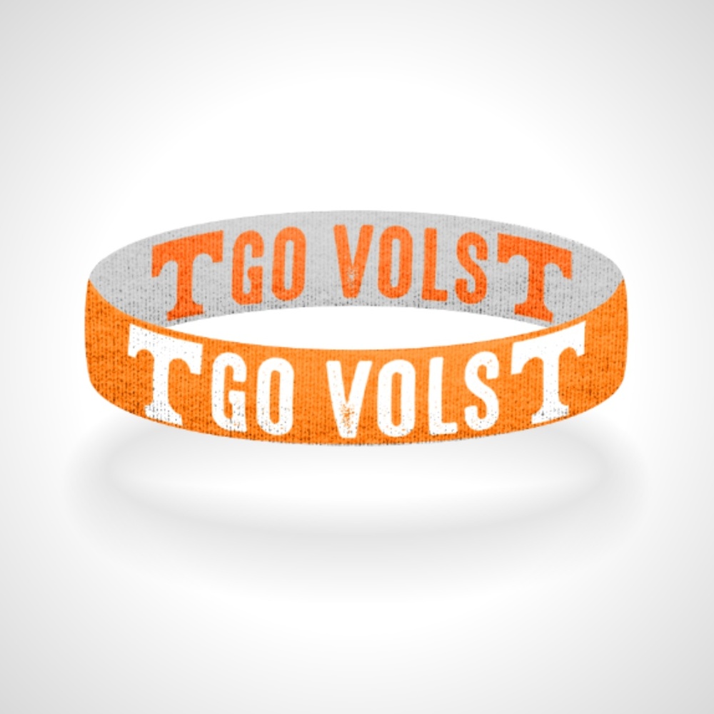 Reversible Tennessee Go Vols Bracelet Wristband